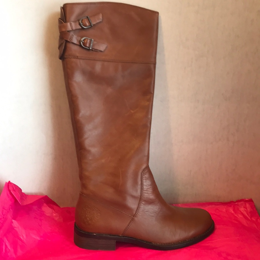 Vince Camuto riding boots. Distressed.😬